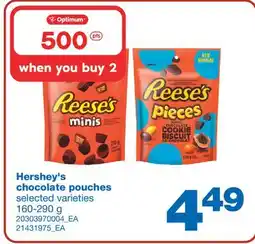 Wholesale Club CHOCOLATE POUCHES, 160-290 G offer