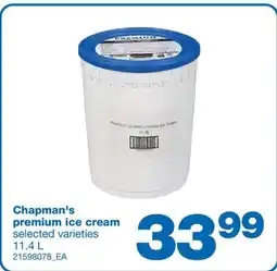 Wholesale Club PREMIUM ICE CREAM 11.4 L offer