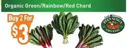 Healthy Planet Organic Green/Rainbow/Red Chard offer
