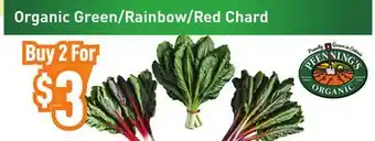 Healthy Planet Organic Green/Rainbow/Red Chard offer