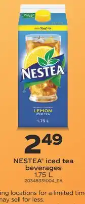 Wholesale Club ICED TEA BEVERAGES, 1.75 L offer