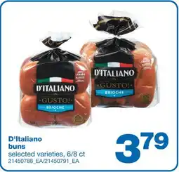 Wholesale Club BUNS, 6/8 ct offer