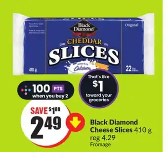 FreshCo Black Diamond Cheese Slices 410 g offer