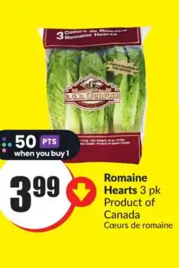 FreshCo Romaine Hearts 3 pk Product of Canada offer