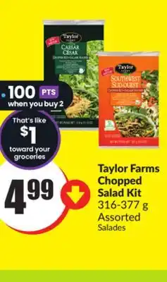 FreshCo Taylor Farms Chopped Salad Kit 316-377 g Assorted offer
