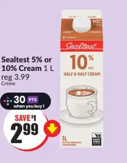FreshCo Sealtest 5% Or 10% Cream 1L offer