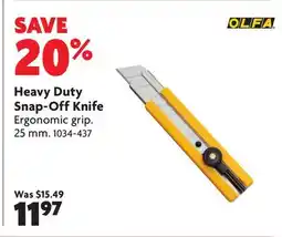 Home Hardware Heavy Duty Snap-Off Knife offer