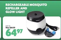 Home Hardware Rechargeable Mosquito Repeller And Glow Light offer