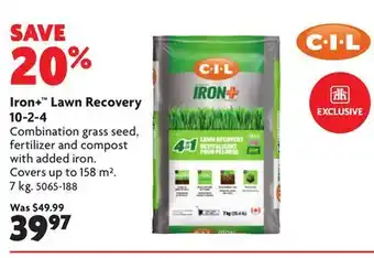 Home Hardware Iron+ Lawn Recovery 10-2-4 offer
