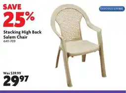 Home Hardware Stacking High Back Salem Chair offer