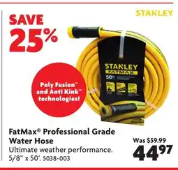 Home Hardware FatMax Professional Grade Water Hose offer