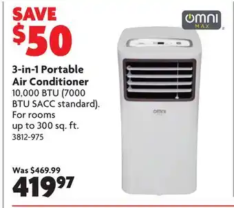 Home Hardware 3-in-1 Portable Air Conditioner offer