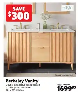 Home Hardware Berkeley Vanity offer