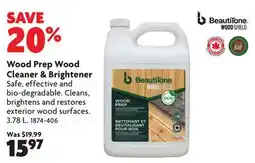 Home Hardware Wood Prep Wood Cleaner & Brightener offer