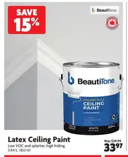 Home Hardware Latex Ceiling Paint offer