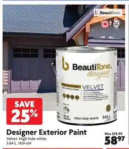 Home Hardware Designer Exterior Paint offer