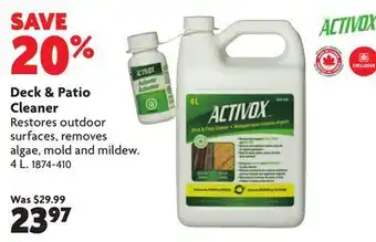 Home Hardware Deck & Patio Cleaner offer