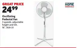 Home Hardware Oscillating Pedestal Fan offer