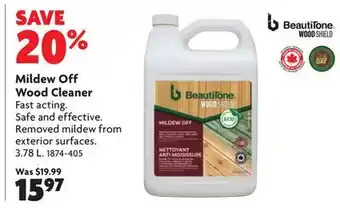 Home Hardware Mildew Off Wood Cleaner offer