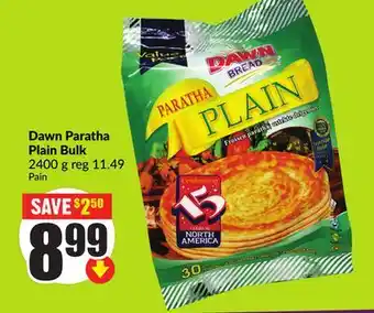 Chalo FreshCo Dawn Paratha Plain Bulk 2400 g offer