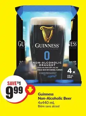 Chalo FreshCo Guinness Non-Alcoholic Beer 4x440 mL offer