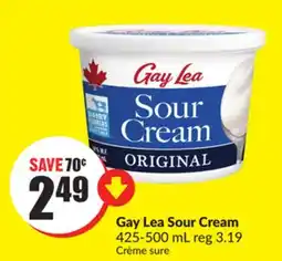 Chalo FreshCo Gay Lea Sour Cream 425-500 mL offer