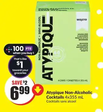 Chalo FreshCo Atypique Non-Alcoholic Cocktails 4x355 mL offer