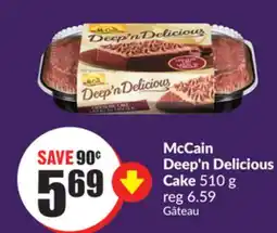 Chalo FreshCo McCain Deep'n Delicious Cake 510 g offer