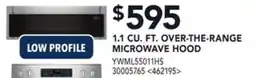 RONA Whirlpool 1.1 CU. FT. Over-the-range Microwave Hood offer