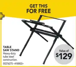 RONA DEWALT TABLE SAW STAND offer