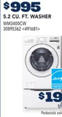 RONA LG 5.2 CU. FT. WASHER offer
