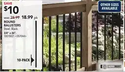 RONA ROUND BALUSTERS 3/4 x 26 offer