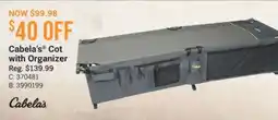 Bass Pro Cabela's Cot with Organizer offer