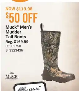 Bass Pro Muck Men's Mudder Tall Boots offer
