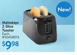 Walmart Mainstays 2-Slice Toaster offer