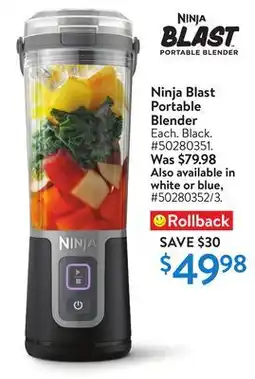 Walmart Ninja Blast Portable Blender offer