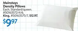 Walmart Mainstays Density Pillows offer