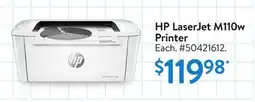 Walmart HP LaserJet M110w Printer offer