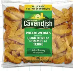 Walmart Cavendish Farms Garlic & Rosemary Wedges 1.8 kg offer