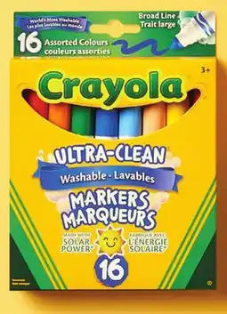 Walmart Crayola 16-Pack Ultra-Clean Washable Markers offer