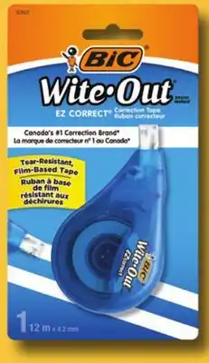 Walmart BIC Wite-Out Correction Tape offer