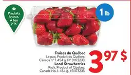 Walmart Local Strawberries offer