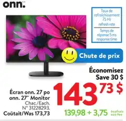 Walmart 27 Monitor offer