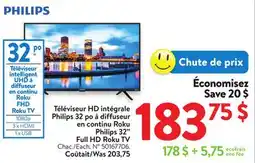 Walmart Philips 32 Full HD Roku TV offer
