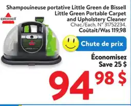 Walmart Bissell Little Green Portable Carpet and Upholstery Cleaner offer