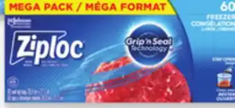 Walmart Ziploc Freezer Bags Mega Pack offer