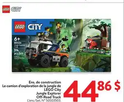 Walmart LEGO City Jungle Explorer Off-Road Truck offer