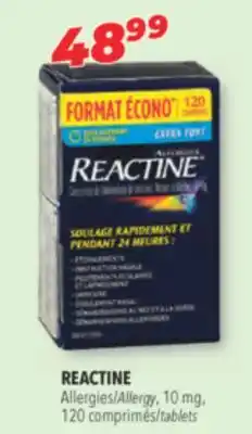 Familiprix REACTINE, Allergy, 10 mg, 120 tablets offer