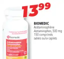 Familiprix BIOMEDIC Acetaminophen, 500 mg, 150 tablets or caplets offer