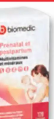 Familiprix BIOMEDIC Prenatal and postpartum Multivitamins and minerals, 120 /tablets offer